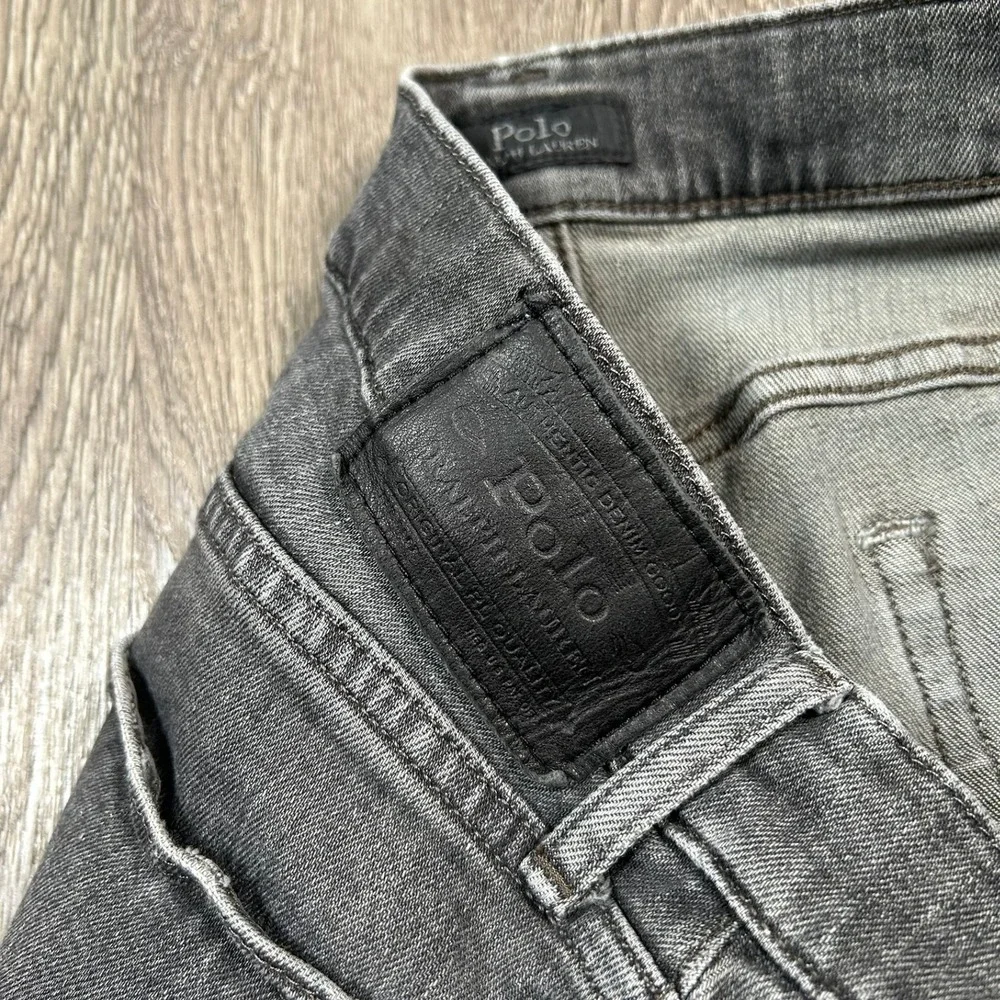 Polo Ralph Lauren Sullivan Slim Stretch Jeans 36x32 Black Performance Denim